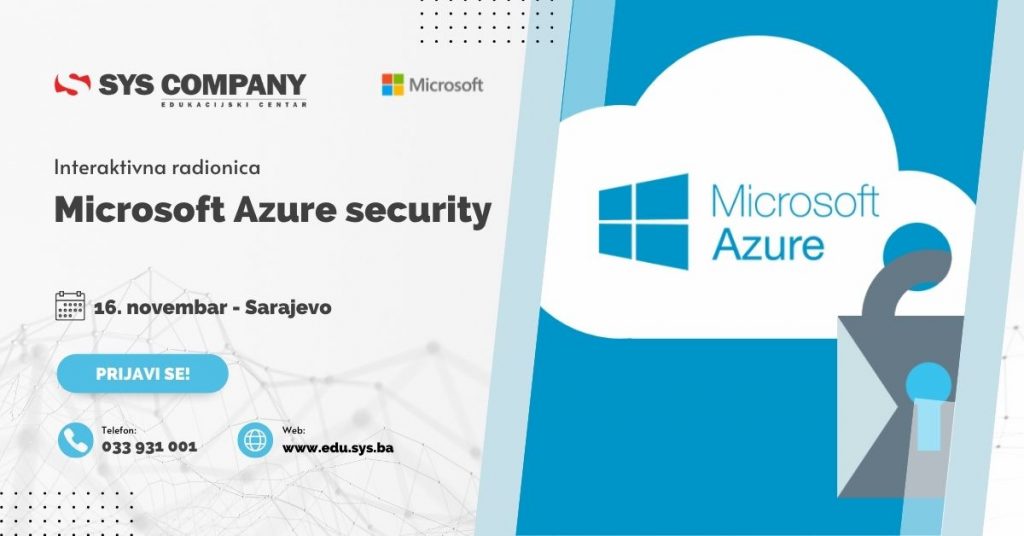 Radionica: Microsoft Azure Security - Biznis Info Portal - Bilans.ba